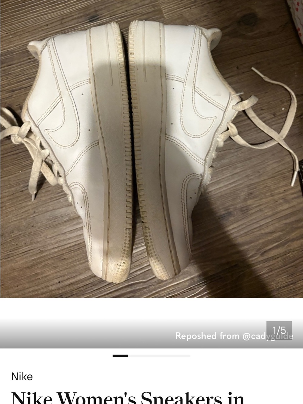 Nike Air Force 1 White  Low-Top Sneakers